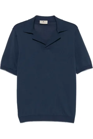 IRISH CRONE Fine-knit T-shirt