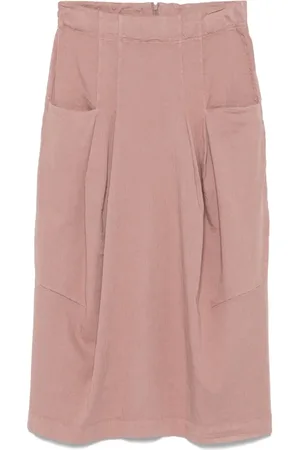 TRANSIT Pleated midi skirt