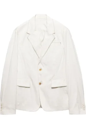 Prada Single-breasted cotton jacket
