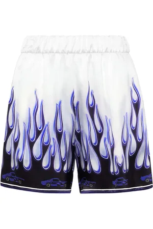 Philipp Plein Flame satin shorts