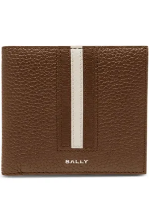 Bally Logo-stamp leather wallet