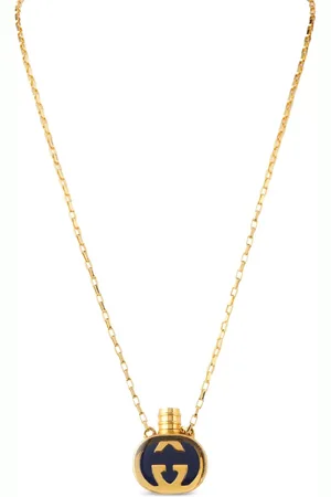 Gucci 1990s logo necklace