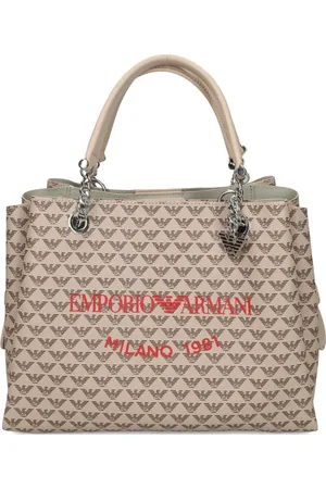 Emporio Armani Monogram-pattern tote bag