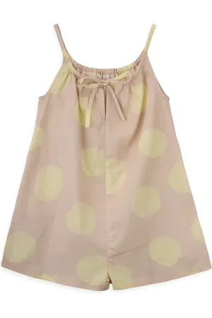 KNOT Lemon-dots playsuit