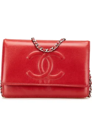 CHANEL 2010-2011 CC Calfskin Wallet On Chain crossbody bag