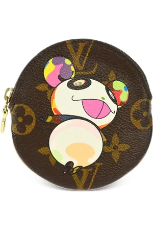 LOUIS VUITTON X Takashi Murakami 2004 Monogram Panda coin wallet