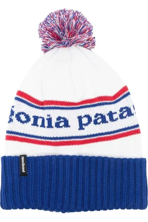 Patagonia Logo-intarsia bobble beanie
