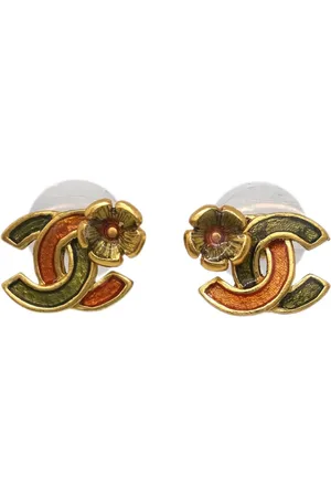 CHANEL 2003 CC stud earrings