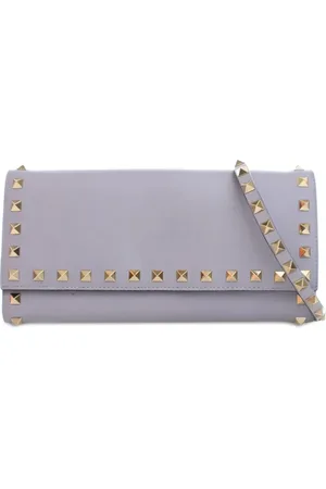 VALENTINO GARAVANI 2000-2017 Leather Rockstud Wallet on Chain crossbody bag