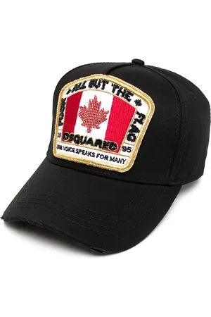 Dsquared2 Bead-embellished logo patch cap
