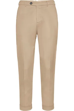 Brunello Cucinelli Mid-rise tapered-leg trousers