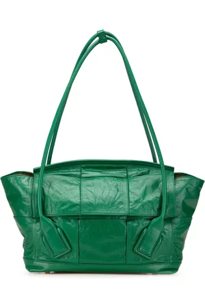 Bottega Veneta 2012-2024 Medium Calfskin Maxi Intrecciato Arco Slouch tote bag