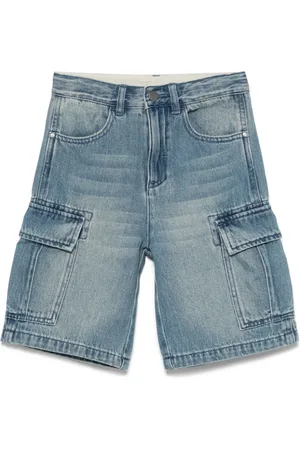 Stella McCartney Logo-patch denim shorts