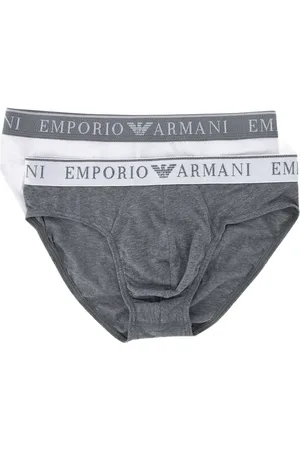 Emporio Armani Logo-waistband briefs (pack of two)