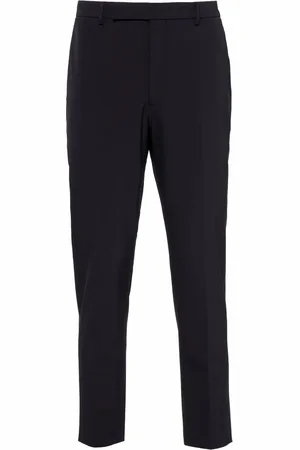 Prada Pressed-crease tailored trousers