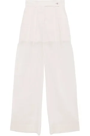 Alberta Ferretti Cotton trousers