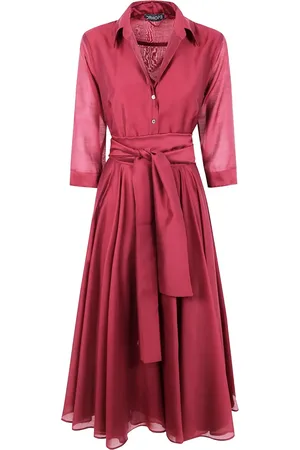 DRHOPE Belted midi dress