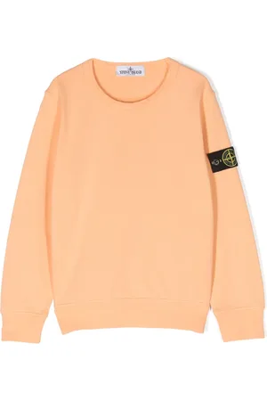 Stone Island Compass-badge cotton sweatshirt