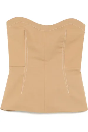 Serafini Voile top-stitched top