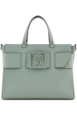 Armani Exchange Logo-buckle tote bag