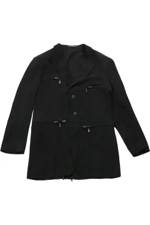 YOHJI YAMAMOTO Zip-detail blazer