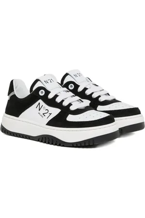 Nº21 Logo-print trainers