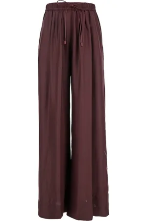 FORTE FORTE Elasticated wide-leg trousers