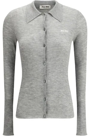 Miu Miu Polo-collar cardigan