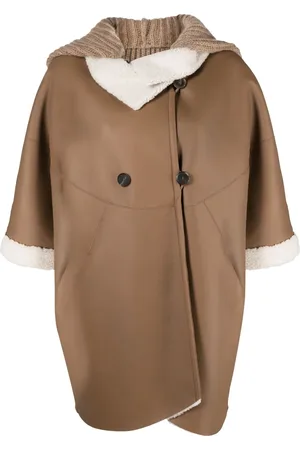 Fabiana Filippi Hooded shearling jacket