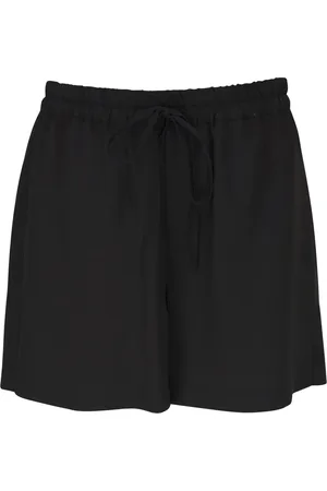 NILI LOTAN Silk-twill shorts