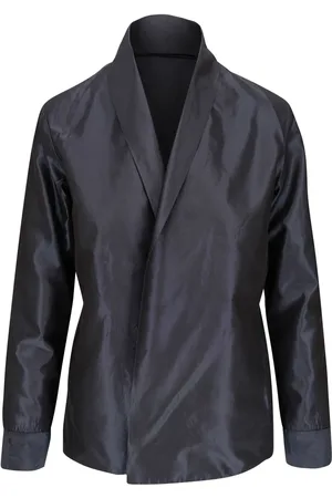 PETER COHEN Shawl-lapel silk blazer