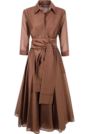 DRHOPE Belted midi dress