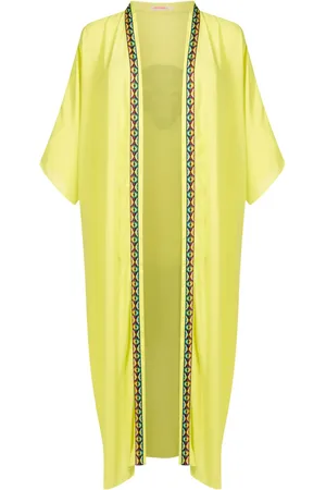 Olympiah Contrast-trim long kimono
