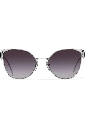 Prada Triangle-logo cat-eye sunglasses