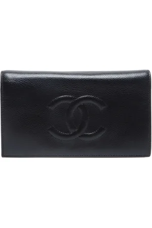 CHANEL 2008-2009 CC Mark long wallet