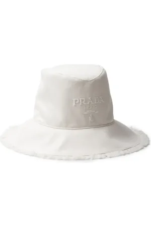 Prada Logo-embroidered bucket hat