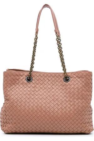 Bottega Veneta 2012-2024 Medium Nappa Intrecciato Double Chain tote bag