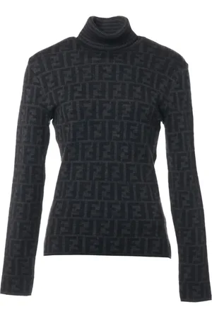 Fendi 1980-1990 Zucca knitted top