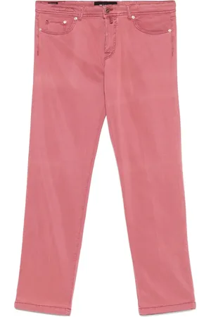 Kiton Logo-patch trousers