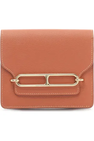 Hermès 2021 Lawris slim Flash Blue Frida bi-fold wallet