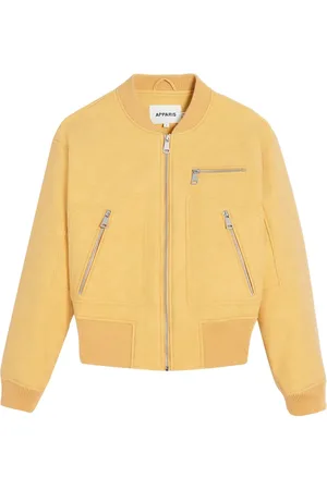 Apparis Faux-leather bomber jacket