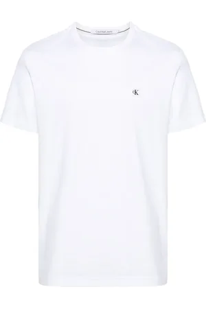 Calvin Klein Logo-patch cotton T-shirt