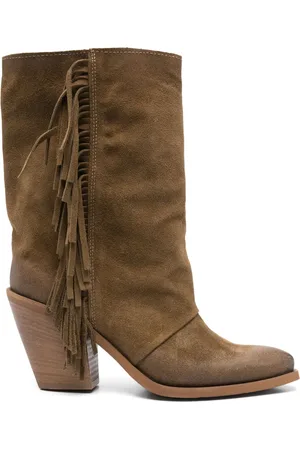 Metisse 90mm fringe-detailed boots