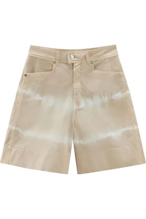 Woolrich Tie-dye high-waisted shorts
