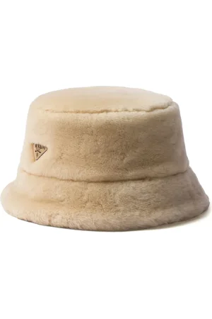 Prada Shearling bucket hat