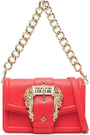 VERSACE Baroque buckle shoulder bag
