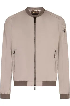 MOORER Zip-up bomber jacket