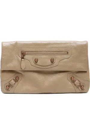 Balenciaga 2010-2020s Giant Envelope leather clutch bag
