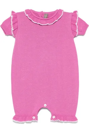 LITTLE BEAR Ruffle-detailed bodysuit