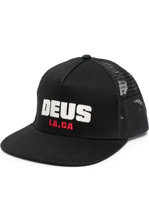 Deus Ex Machina Akin logo-print trucker hat